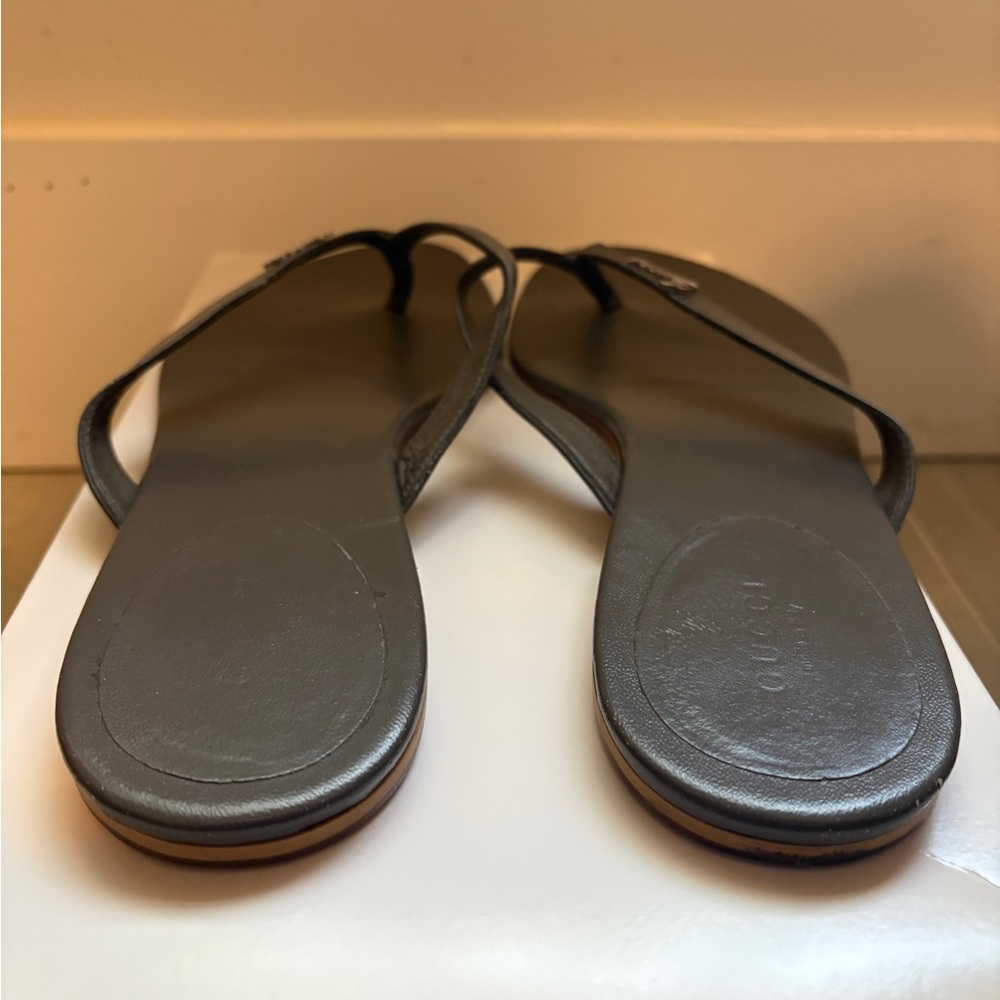 Gucci Gray Sandals Elegant Design size 8 - Picture 12 of 14